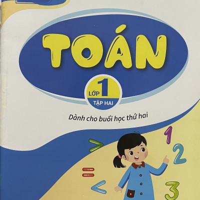 ￼Sách - ( Combo 2 tập) Toán lớp 1  (Dành cho buổi học thứ hai) - Kết nối tri thức với cuộc sống