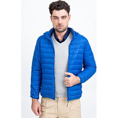 Áo Jacket nam Novelty 03 lớp lông vũ màu xanh Coban NJKMMTMNLR1805274