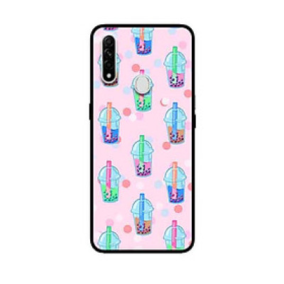 Ốp Lưng in cho Oppo A31 Mẫu Trà Sữa Đa Sắc - Hàng Chính Hãng