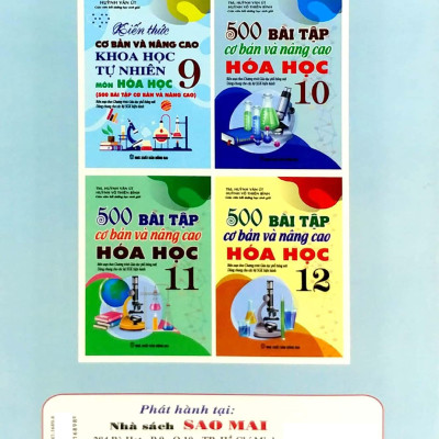 Sách - 500 Bài Tập Cơ Bản Và Nâng Cao Hóa Học 10 (Theo Chương Trình Giáo Dục Phổ Thông Mới - Dùng Chung Cho Các Bộ SGK Hiện Hành)