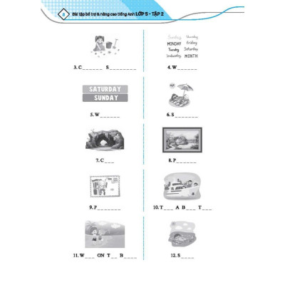 Sách - Global Success - Bài Tập Bổ Trợ Và Nâng Cao Tiếng Anh Lớp 5 - Có Đáp Án - Tập 2 - Minh Thắng