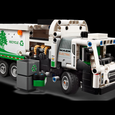 Đồ Chơi Lắp Ráp Xe Tải Rác Điện Mack LR - Mack LR Electric Garbage Truck - Lego Technic 42167 (503 Mảnh Ghép)