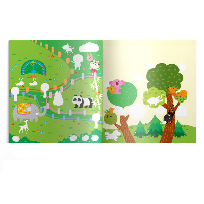 Thế giới động vật cùng gấu trúc- Sticker sáng tạo EQ
