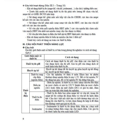 Sách - Hướng dẫn trả lời câu hỏi Khoa học tự nhiên 8 (bám sát SGK Kết nối tri thức với cuộc sống) HA-MK