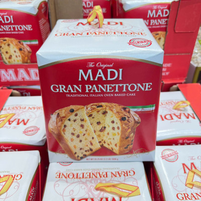 Bánh Mì Gan Panettone Madi Italian Cake Nhập Khẩu Ý (1000g)