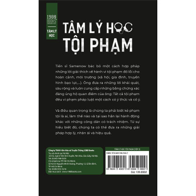 Tâm Lý Học Tội Phạm - Tập 2 - Bản Quyền