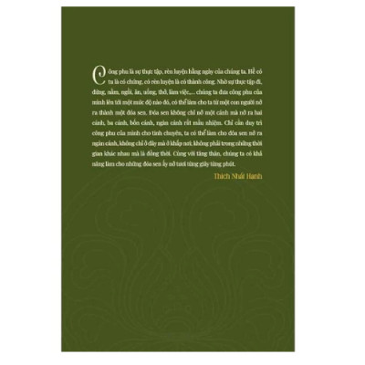 Công Phu Nở Đóa Sen Ngàn Cánh - Tập 3 - Công Phu Ngày Thứ Tư - Thích Nhất Hạnh (PNB)