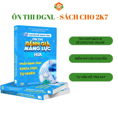 Combo Sách ôn thi đánh giá năng lực Hà Nội (Định tính + Định Lượng + Khoa Học Tự Nhiên) - HSA Book