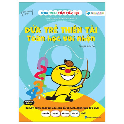 Sách - Wiki Wiki Tiền Tiểu Học - Đứa Trẻ Thiên Tài - Toán Học Vui Nhộn