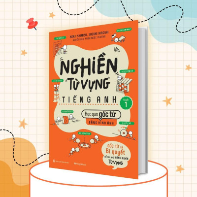 Sách - Nghiền Từ Vựng Tiếng Anh - Học Qua Gốc Từ Bằng Hình Ảnh - Combo 2 Quyển - Megabook