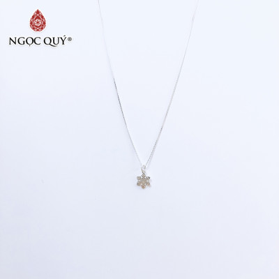 Dây chuyền bạc mặt bông tuyết - Ngọc Quý Gemstones
