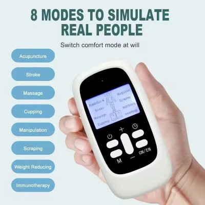 Máy Massage Xung Điện 4 Miếng Dán, 15 Mức Cường Độ, 8 Chế Độ, Giảm Đau Nhức, Tăng Cường Tuần Hoàn Máu Kachi MK46 - Hàng chính hãng