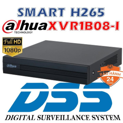 Đầu ghi hình Penta-brid 8 kênh DAHUA DH-XVR1B08-I mẫu mới 2022 - chuẩn hệ HDCVI/TVI/AHD - Hàng chính hãng