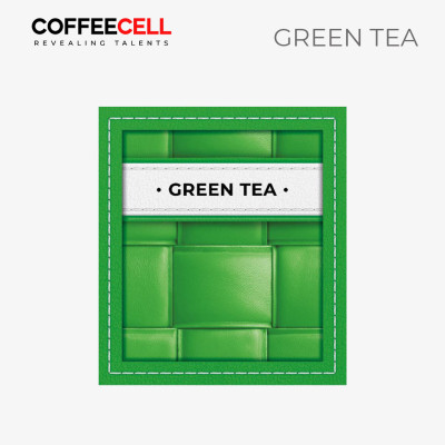 Combo 5 Gói Trà Xanh Với Nhân Sâm Trắng Thượng Hạng COFFEECELL (5 gói x 3g) - Trà nguyên lá ngọt thanh, Chống oxy hóa, Tăng cường tập trung - Hàng Chính Hãng