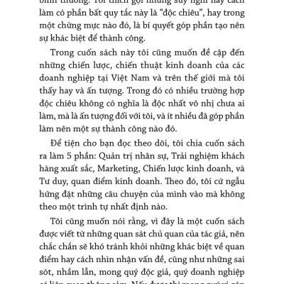Khác Biệt Để Thành Công - Độc Chiêu Kinh Doanh Của Các Doanh Nghiệp Việt Nam