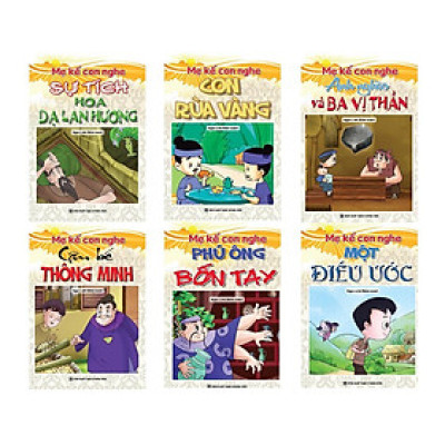 Sách - Mẹ Kể Con Nghe 3 - Trọn Bộ 6 Cuốn - Khang Việt Book