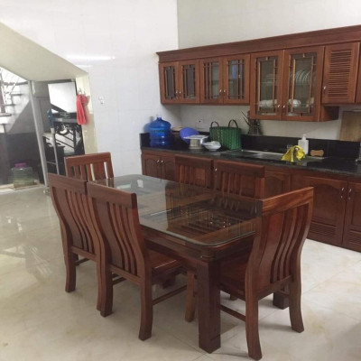 Bàn Ăn 2 Tầng Gỗ Xoan Đào