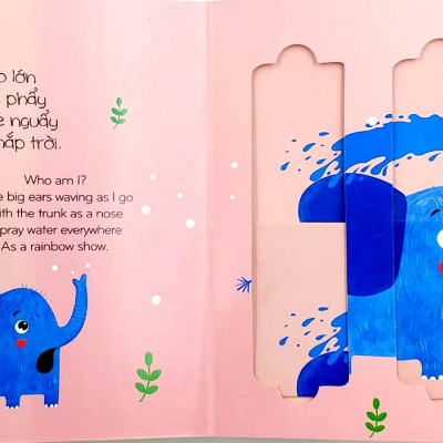 Chuyển Động Ghép Hình - Slide And Play - Thế Giới Động Vật - Animals (Tái Bản 2023)