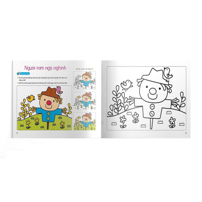 Sách - Bé Tập Tô Màu - Dành Cho Trẻ 3-6 Tuổi - Combo 6 Cuốn - Đông A