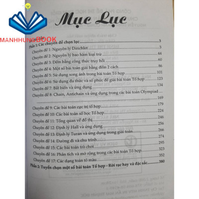 Sách - Công phá đề thi học sinh giỏi chuyên đề Toán rời rạc & tổ hợp