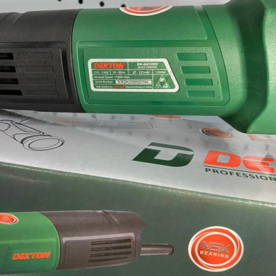 MÁY MÀI ĐIỆN 1200W 125MM (CÔNG TẮC ĐUÔI 2 VÒNG BI NSK) DEKTON DK-AG1200 - HÀNG CHÍNH HÃNG