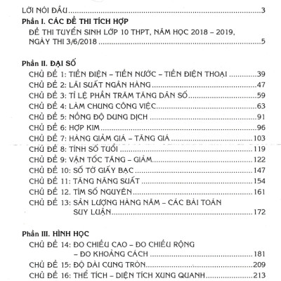 Luyện Thi Vào Lớp 10 Toán Tích Hợp - Thực Tế (Dùng Chung Cho Các Bộ SGK Hiện Hành) 