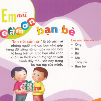 Em nói cảm ơn bạn bè