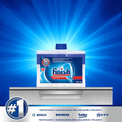 Dung dịch tẩy rửa máy rửa chén Finish Dishwasher Cleaner 2x250ml QT04440