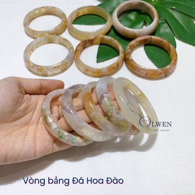 Vòng bảng hoa đào hot trend