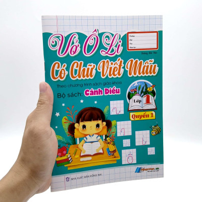 Vở Ô Li Có Chữ Viết Mẫu 1 - Quyển 1 - Cánh Diều