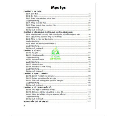 Sách - Hướng dẫn học và giải các dạng bài tập toán 8 - tập 1 ( biên soạn theo chương trình GDPT mới ) ( kết nối )