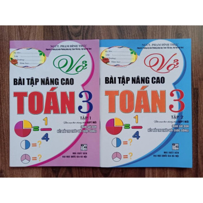 Sách -Combo Vở Bài Tập Nâng Cao Toán Lớp 3 tập 1 + tập 2 (Kết Nối)