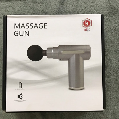 Máy Massage Cầm Tay, Súng Massage Cầm Tay Đa Năng Với 4 Đầu Massage, 6 Chế Độ, Màu Ngẫu Nhiên - Hàng Nhập Khẩu