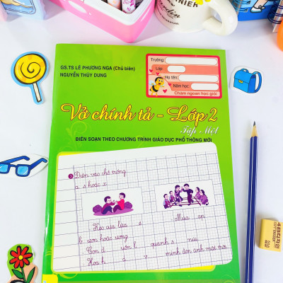 Sách - Combo 2 cuốn Vở Chính Tả Lớp 2 (Biên soạn theo CT GDPT mới) - ndbooks