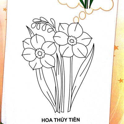 Bé Tập Tô Màu - Hoa (Tái Bản 2022)