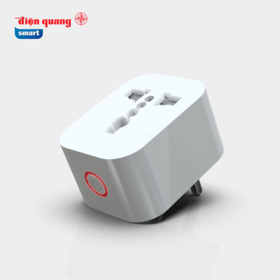 Phích Cắm Thông Minh Điện Quang Apollo ĐQ SP1.1 01 Wifi Trắng - Hàng chính hãng