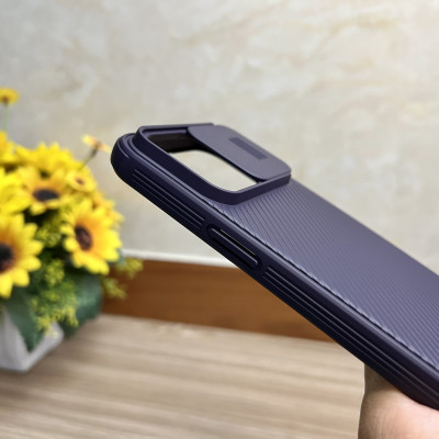 Ốp lưng Camshield Pro dành cho iPhone 14 Pro Nillkin màu tím - hàng chính hãng