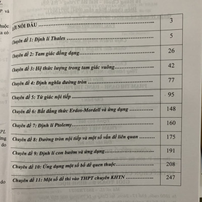 Tuyển chọn các chuyên đề bồi dưỡng học sinh giỏi Toán 9 - Hình Học (2021)