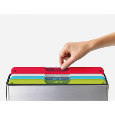 Bộ 4 thớt phân loại Joseph Joseph Folio Icon Steel (Mcolour) - 008340