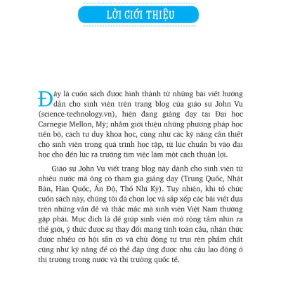 Khởi Hành - Lời Khuyên Sinh Viên Việt Nam