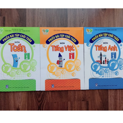 Sách - Phiếu Bài Tập Cuối Tuần Môn Tiếng Việt Lớp 1