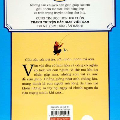 Tranh Truyện Dân Gian Việt Nam: Cứu Vật, Vật Trả Ân (Tái Bản 2023)