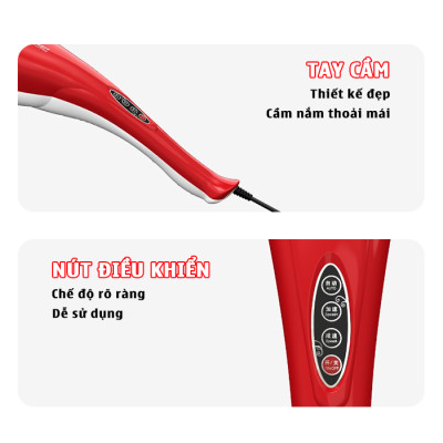 Máy massage cầm tay cá heo Puli PL-606B - Điện tử