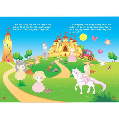 Sách - Bóc Dán Hình Thông Minh - Công Chúa Nhỏ - Little Princess Tập 1 (VT) mk