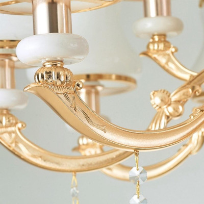 Đèn Chùm 8 Tay Thiết Kế Sang Trọng Phù Hợp Trang Trí Phòng Khách, Nhà Hàng, khách Sạn