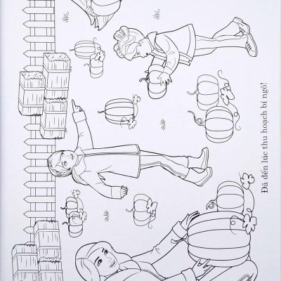 Bộ Sách Tô Màu Khổ Lớn Berbie - 50 Đề Can Bóc Dán Đề Can (Bộ 3 Cuốn)