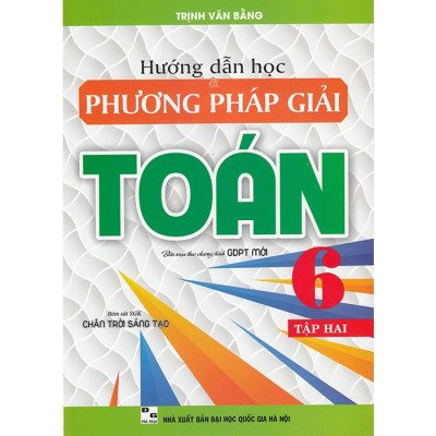 Sách - Combo Hướng dẫn học và phương pháp giải Toán 6 tập 1 + 2 (Bám sát SGK Chân trời sáng tạo)HA-MK