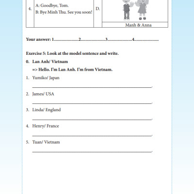 BÀI TẬP CUỐI TUẦN TIẾNG ANH LỚP 3 - TẬP 1 (CÓ ĐÁP ÁN)_MT