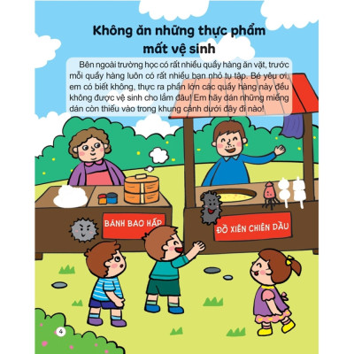 Hình dán thú vị, rèn trí thông minh - An toàn mạnh khỏe