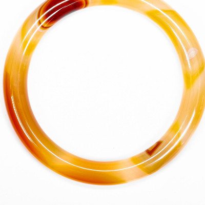 Vòng tay đá mã não vàng mệnh thủy, kim - Ngọc Qúy Gemstones
